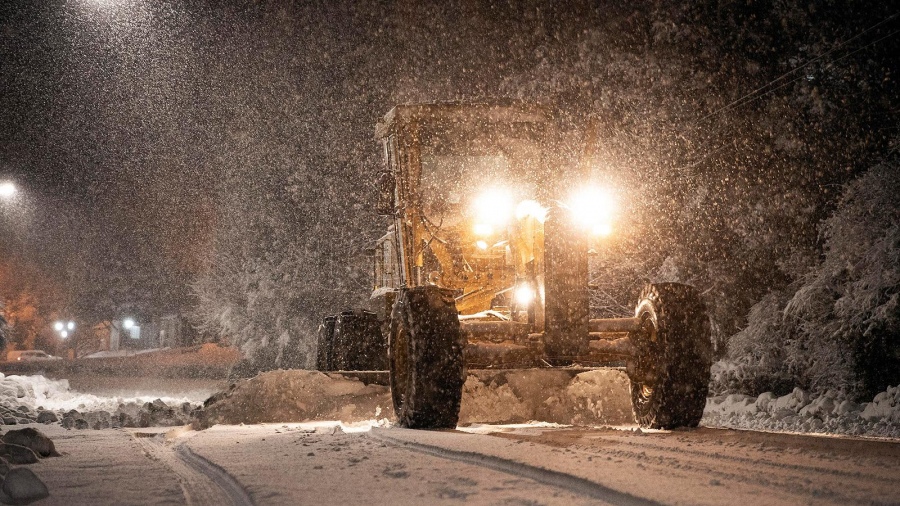 Un temporal de nieve obligó a suspender las clases en Bariloche
