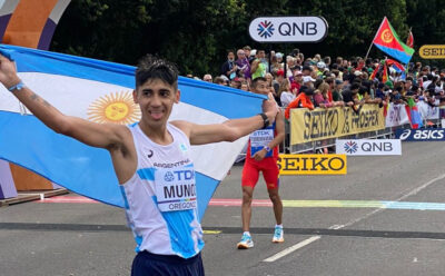 Histórica participación de “Coco” Muñoz en el Mundial de atletismo