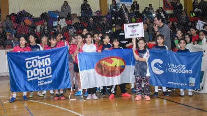 El fútbol femenino infantil de la región se convocó en Trevelin
