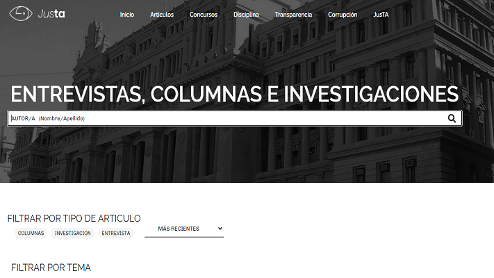 Relanzan JusTA, plataforma de transparencia y acceso a datos del sistema judicial