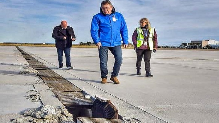 La Municipalidad de Trelew denunciará una «obra fallida» en el aeropuerto