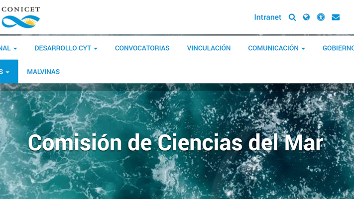 Lanzaron un micrositio de la Comisión de Ciencias del Mar