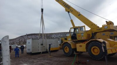 El Gobierno provincial instaló nuevos motores de energía en Gan Gan y Lagunita Salada