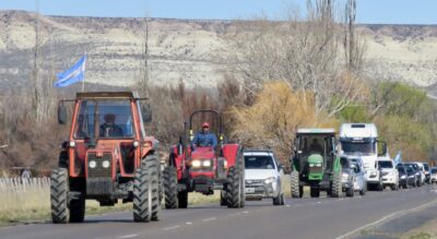 Tractorazo por la inseguridad en zona de chacras
