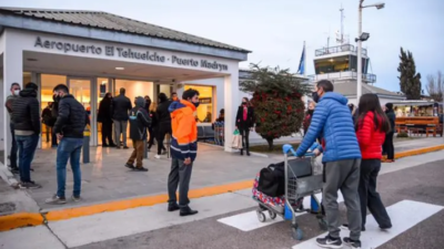 Aeropuerto, pasajeros, puerto madryn, turismo