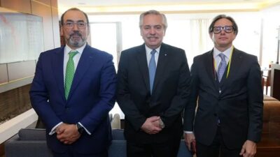Alberto Fernández, banco de desarrollo de américa latina, inversión
