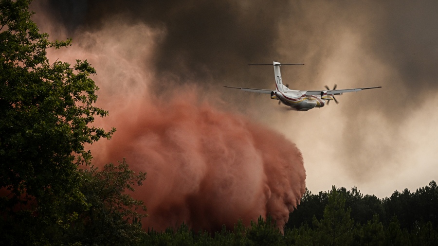La ola de calor intensifica los incendios forestales en Francia