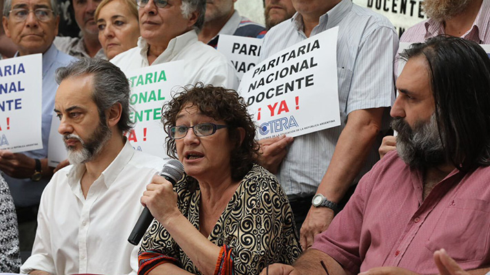 CTERA convocó a un paro nacional docente por la condena a un sindicalista de Chubut