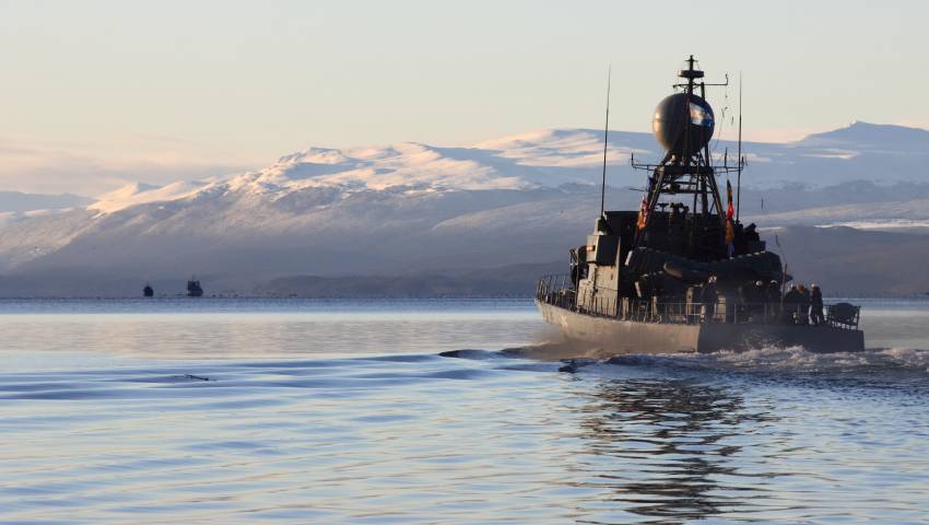 Argentina y Chile realizaron ejercicios navales en el Canal de Beagle