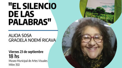 Alicia Sosa presenta su libro «El silencio de las palabras» en Trelew