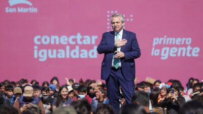 Alberto Fernández, CONECTAR IGUALDAD.
