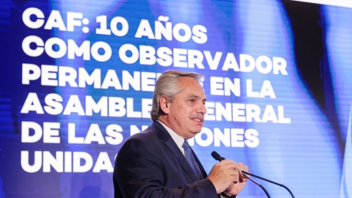 El Presidente reclamó poner fin a «los bloqueos en América Latina»