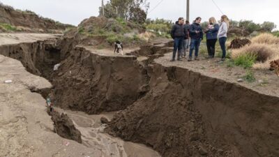 El Municipio de Comodoro Rivadavia continúa con intensos trabajos pos temporal