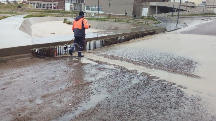 Lluvias en Madryn: los CeGeBa permanecerán abiertos hasta las 20 horas