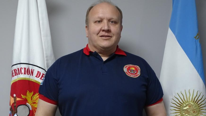 Rubén Oliva es el nuevo presidente de la Federación Chubutense de Bomberos Voluntarios