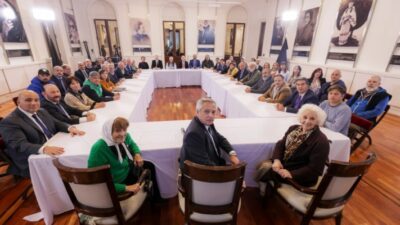El Presidente abogó por un «pacto » contra la violencia y los discursos de odio