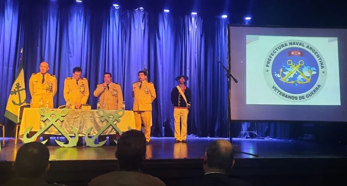 Veteranos de Malvinas de Prefectura dieron una charla en Neuquén