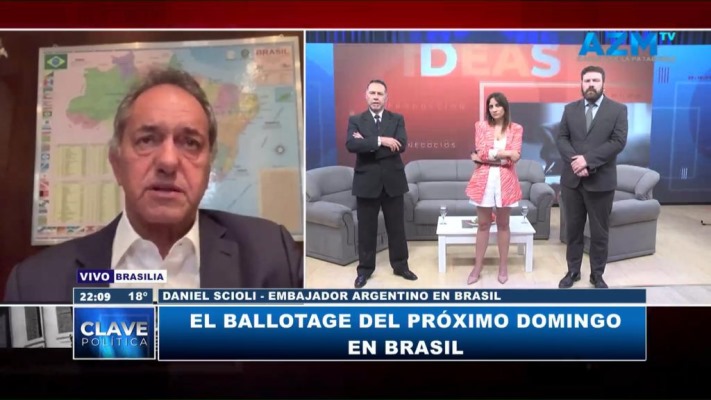 Scioli: “Mi prioridad es generar empleo y llevar inversiones a la Argentina”