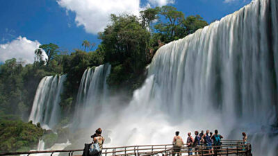 búsqueda, cataratas, cuerpo, IGUAZÚ, rio, turista