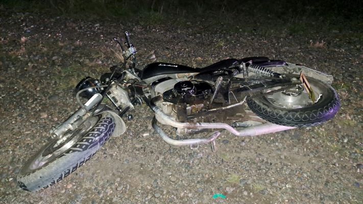 Un motociclista herido en un choque en Ruta 25
