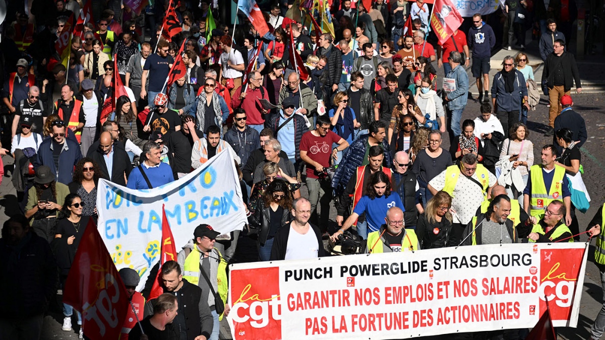 Fuerte impacto en el transporte público en Francia por la huelga general