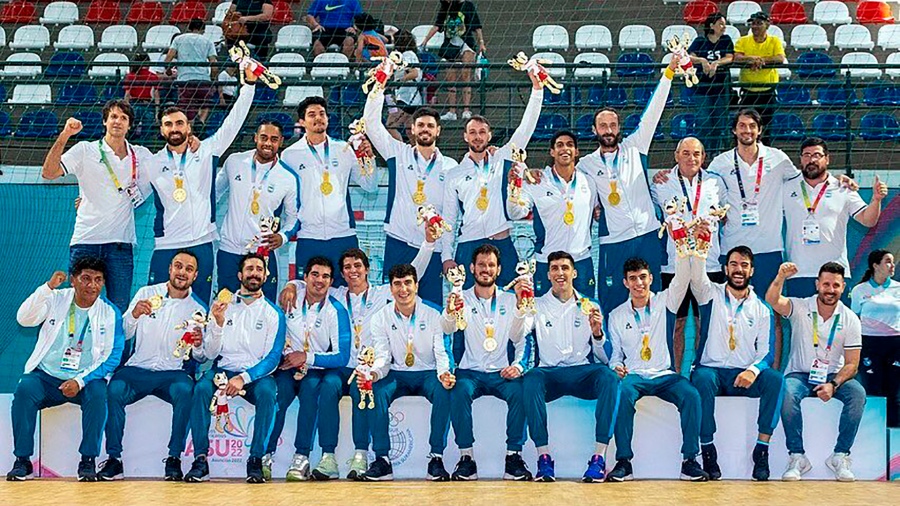 Los Gladiadores vencieron a Chile y se quedaron con la medalla de oro en Handball
