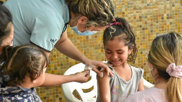 Campaña de vacunación: en Madryn ya inocularon a 2000 niños