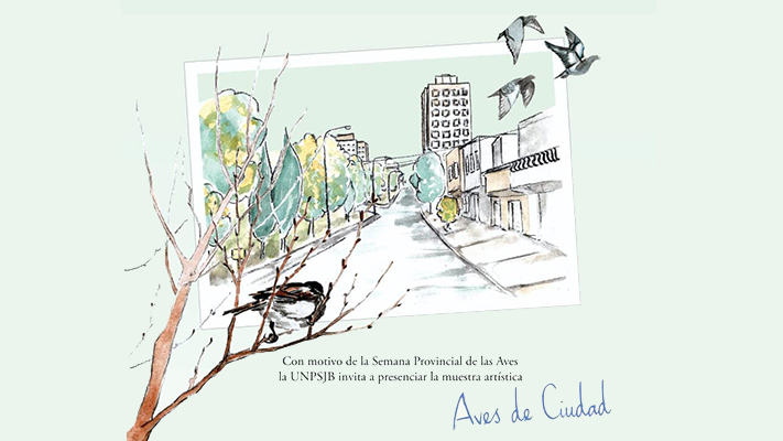 Inauguró muestra artística sobre aves urbanas en el CEPTur de Comodoro Rivadavia
