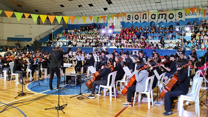 La Orquesta de barrio INTA presentó la quinta edición de “Sonamos”