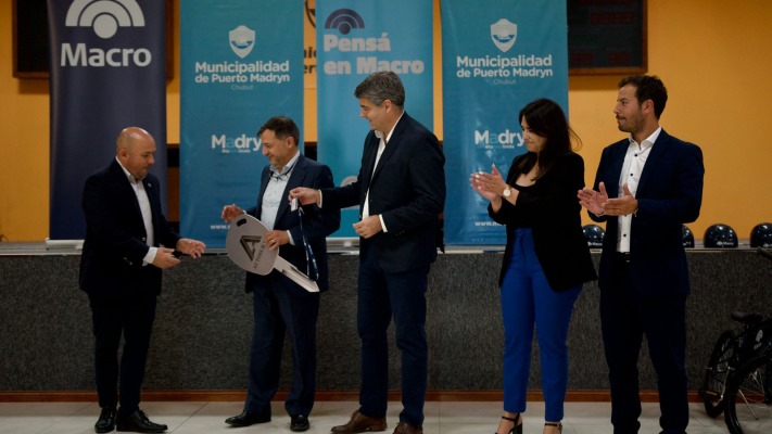 La Fundación Banco Macro realizó importante donación al Municipio madrynense