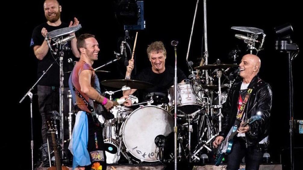 Zeta Bosio y Charly Alberti tocaron con Coldplay e hicieron vibrar el estadio de River Plate