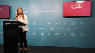 Casa Rosada, gabriela cerruti, inflación
