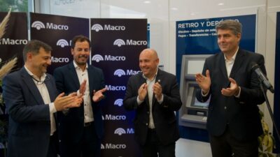 banco macro, inauguración, nueva sucursal, puerto madryn