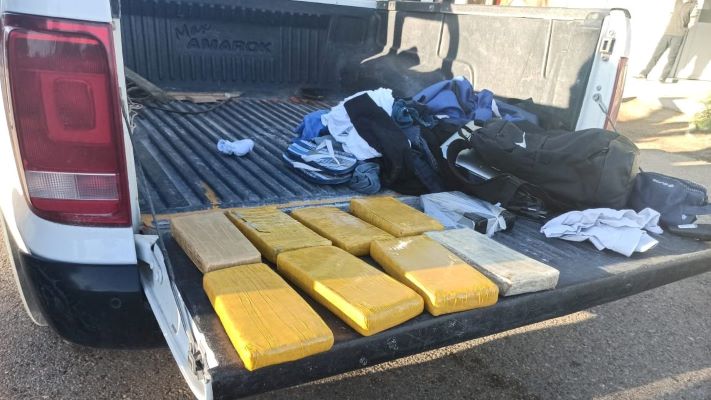 Gendarmes detienen a dos madrynenses con casi diez kilos marihuana y cocaína