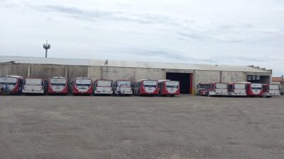 El 22, PARO DE TRANSPORTE, Transporte urbano, TRELEW