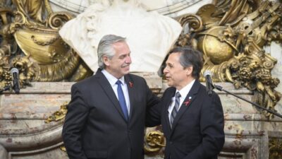 Alberto Fernández, ceremonia, Diego Giuliano, ministro de transporte