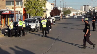 Año Nuevo, controles, Fin de año, Madryn