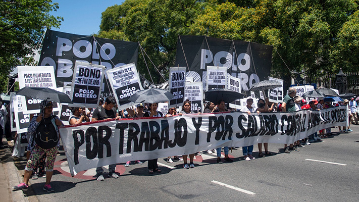 Unidad Piquetera anunció cortes de puentes y rutas en todo el país