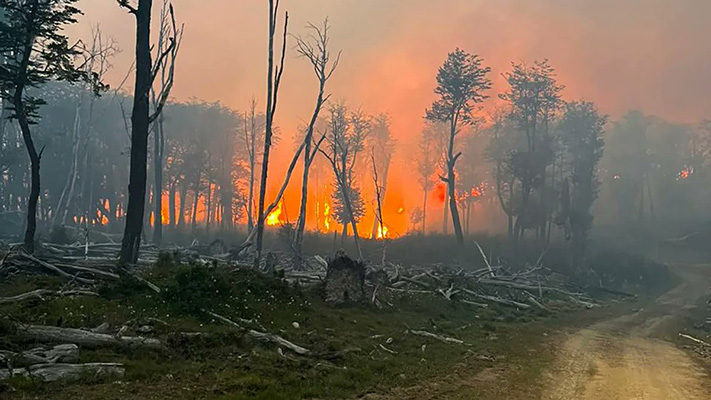 Cinco provincias continúan con incendios forestales