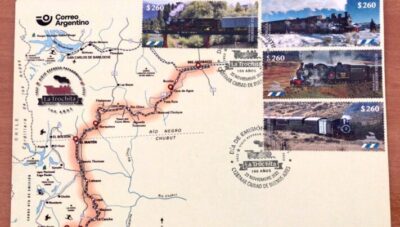 Correo Argentino, Gobierno del Chubut, La Trochita, sello