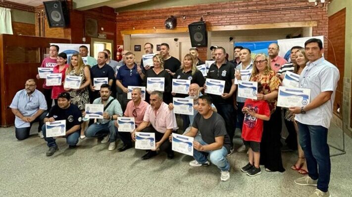 La CGT del Valle – Puerto Madryn entregó diplomas a integrantes de la comisión directiva