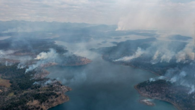 Administración de Parques Nacionales, brigadistas, incendio forestal, Tierra del Fuego