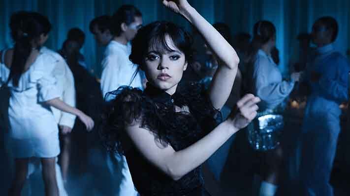 Jenna Ortega, Los locos Addams, MERLINA, netflix, serie, tiktok, Tim Burton