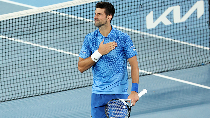 Djokovic eliminó a Dimitrov y pasó a la segunda semana del Aus Open