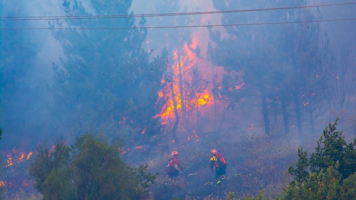 Incendio devastador