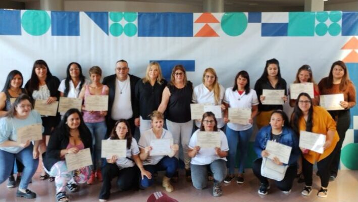 Entregaron certificados de capacitación a beneficiarios de Potenciar Trabajo