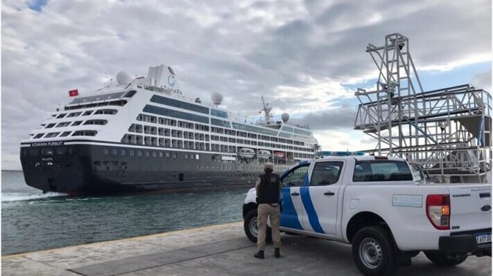 Brindaron seguridad a los cruceros que arribaron a Puerto Madryn