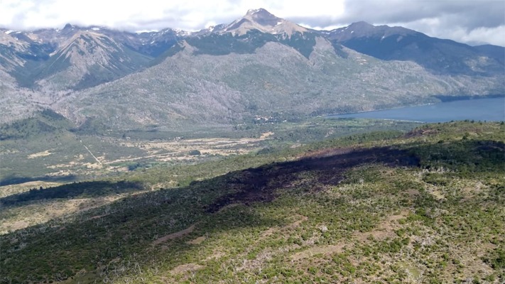 Incendio en Los Alerces: continúan los sobrevuelos de monitoreo