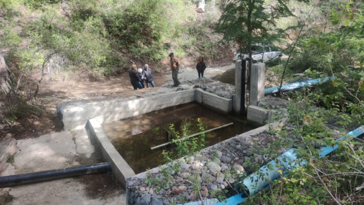 Visita a la obra hídrica de Alto Rio Percy