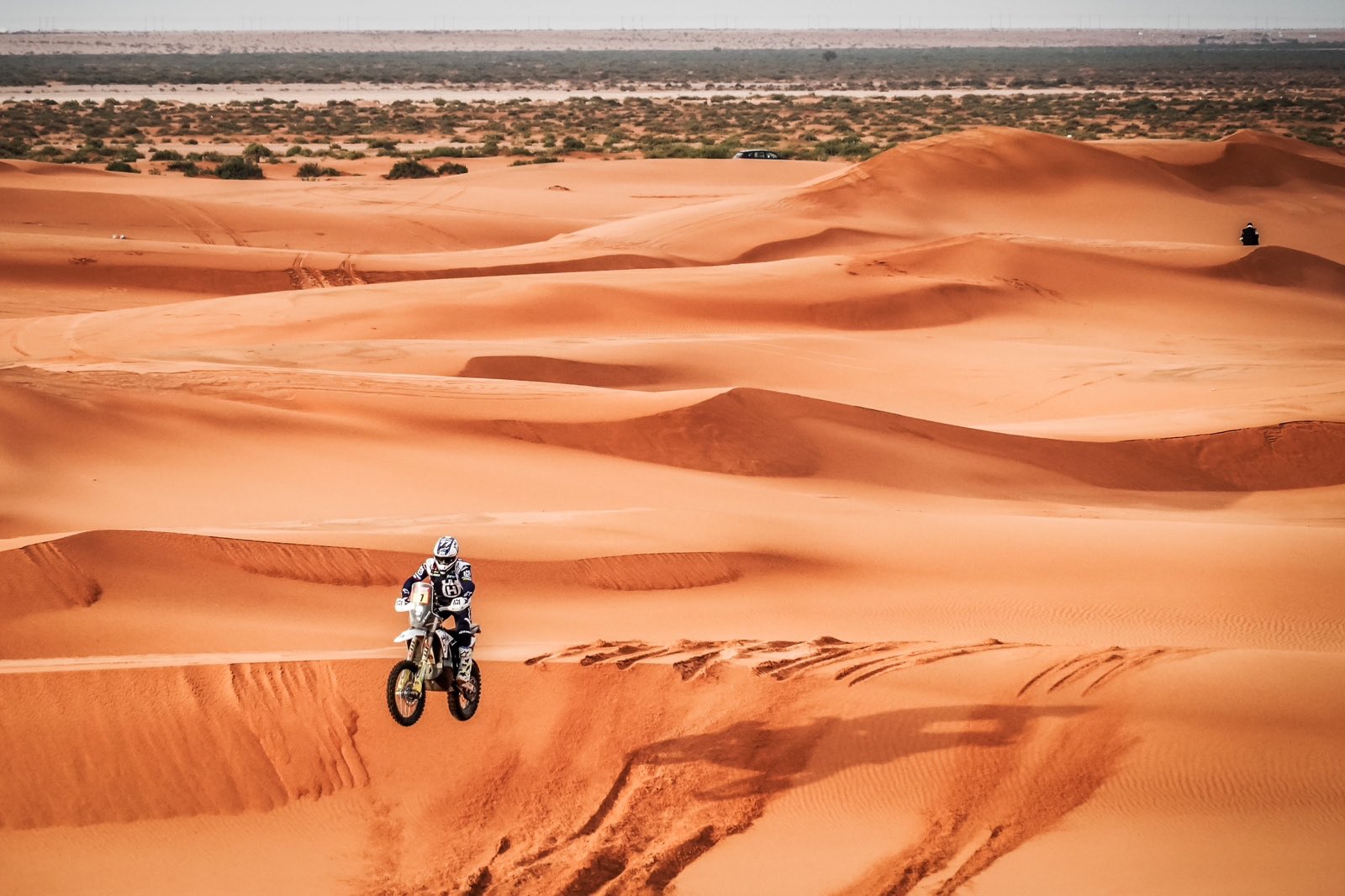 En motos, victoria de Luciano Benavides en la 8° Etapa del Rally Dakar